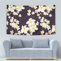 Hawaii Hibiscus Plumeria Purple Tapestry Polynesian Pattern LT01 - Polynesian Pride