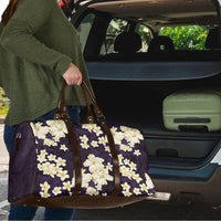Hawaii Hibiscus Plumeria Purple Travel Bag Polynesian Pattern LT01 - Polynesian Pride