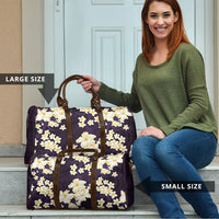 Hawaii Hibiscus Plumeria Purple Travel Bag Polynesian Pattern LT01 - Polynesian Pride
