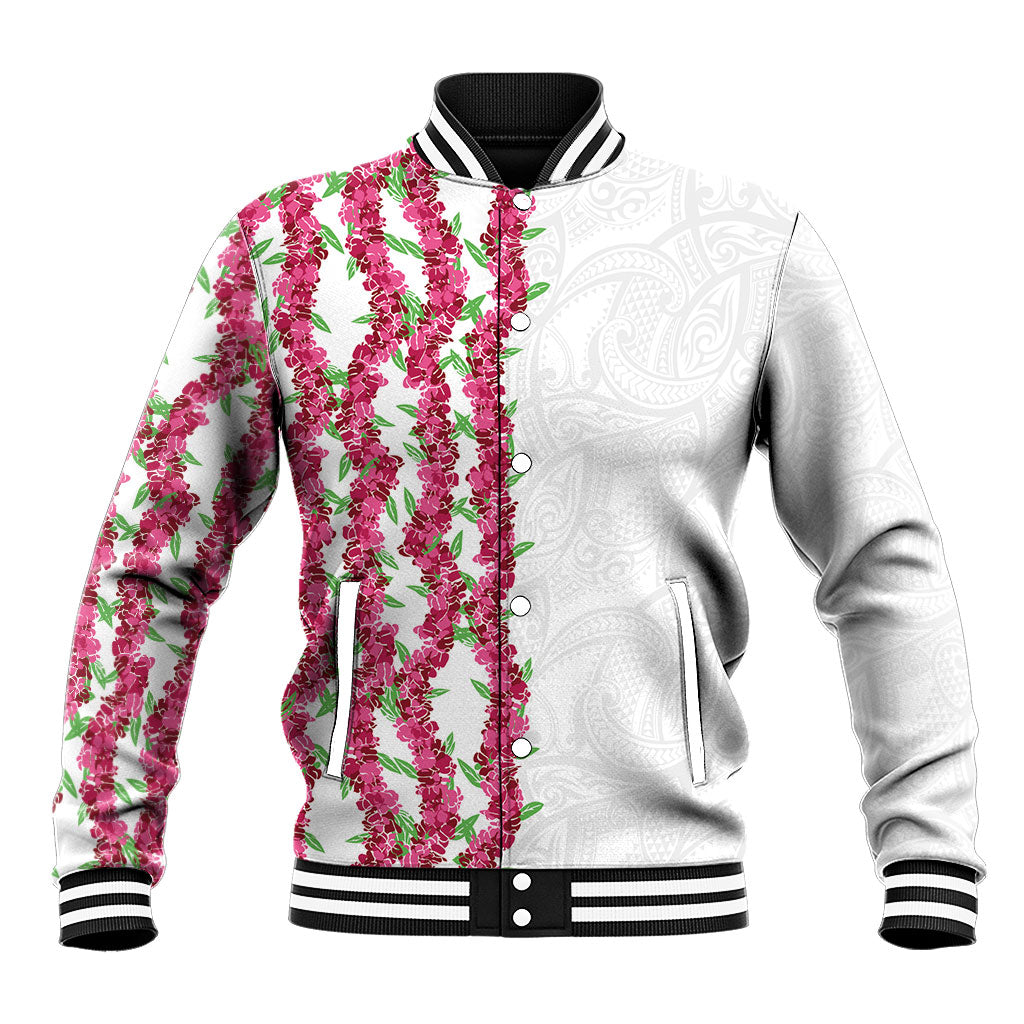 Hawaii Aalii Lei Baseball Jacket Aalii Ku Makani