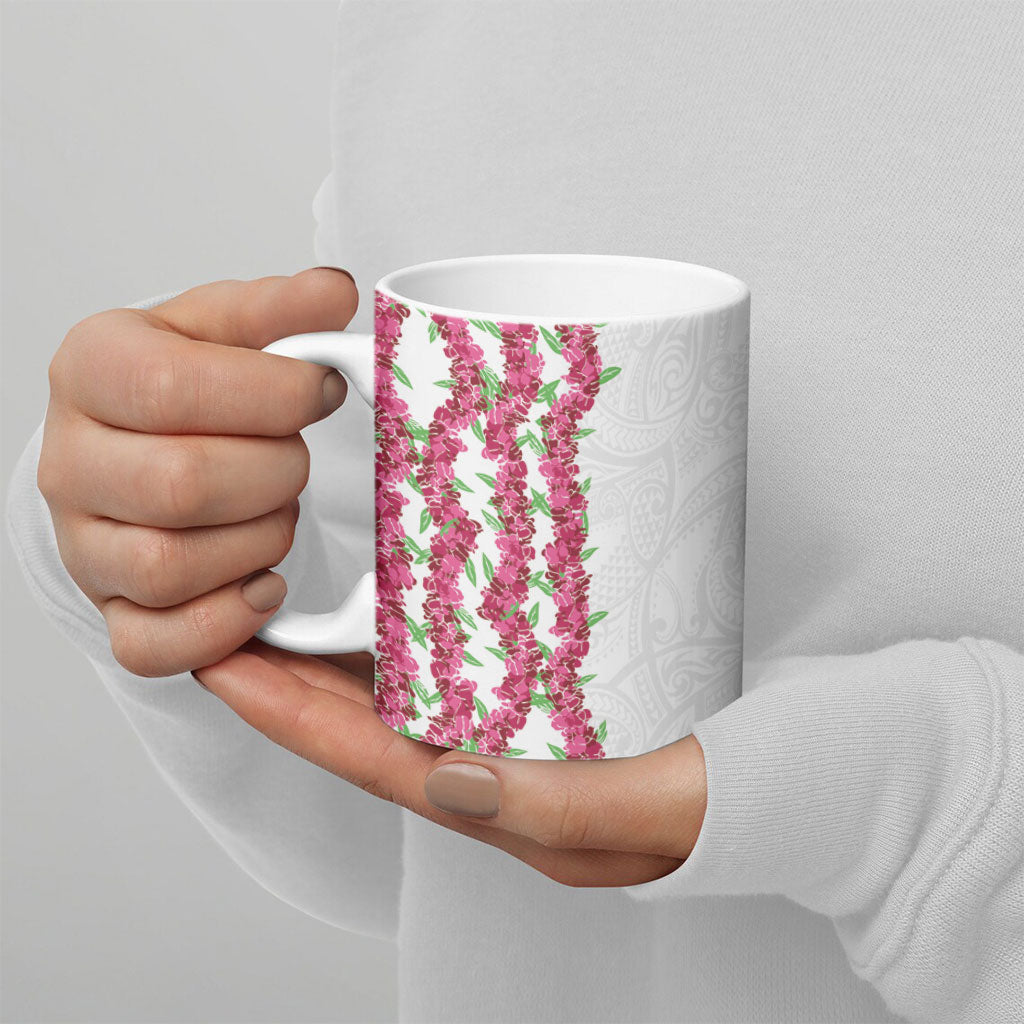 Hawaii Aalii Lei Ceramic Mug Aalii Ku Makani
