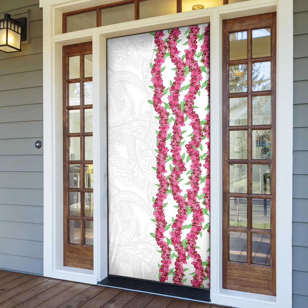 Hawaii Aalii Lei Door Cover Aalii Ku Makani