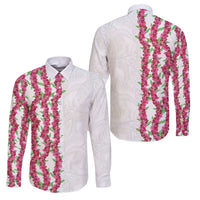 Hawaii Aalii Lei Family Matching Mermaid Dress and Hawaiian Shirt Aalii Ku Makani