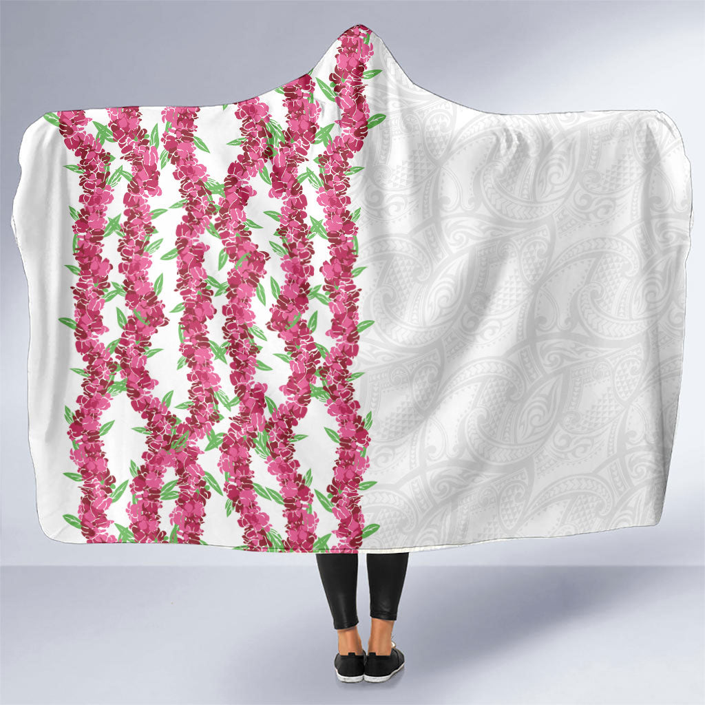 Hawaii Aalii Lei Hooded Blanket Aalii Ku Makani