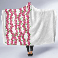 Hawaii Aalii Lei Hooded Blanket Aalii Ku Makani
