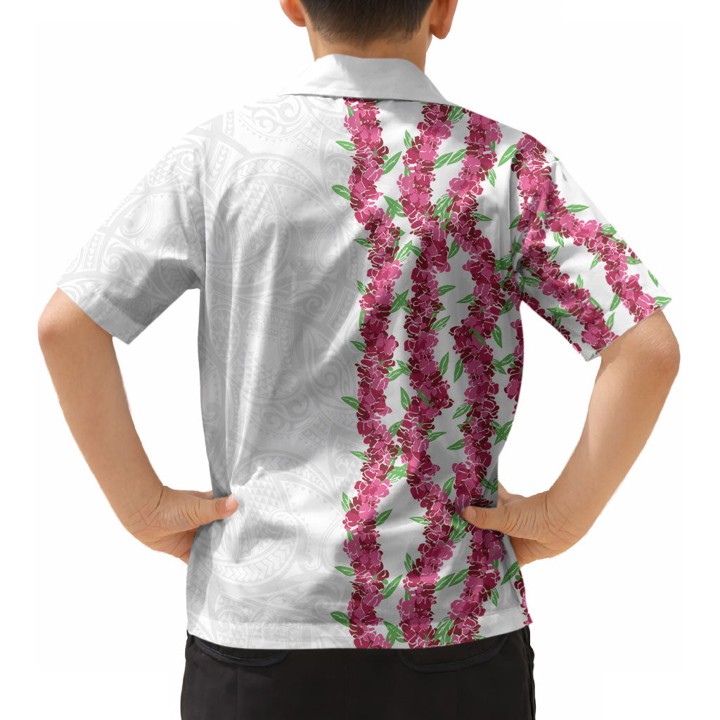 Hawaii Aalii Lei Kid Hawaiian Shirt Aalii Ku Makani