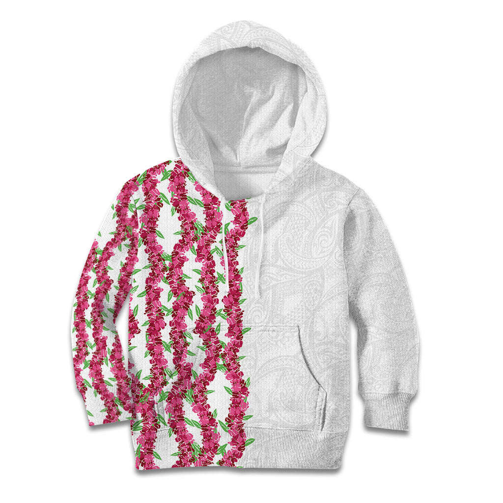 Hawaii Aalii Lei Kid Hoodie Aalii Ku Makani