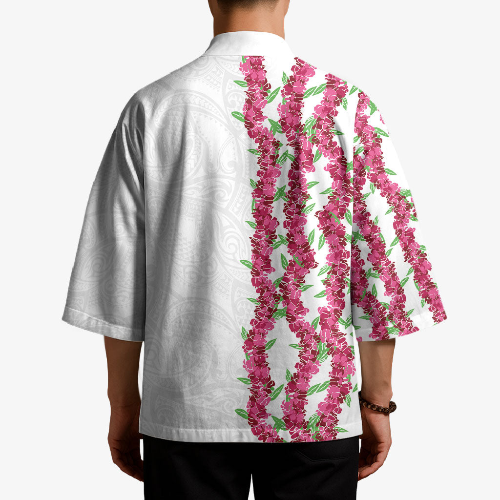 Hawaii Aalii Lei Kimono Aalii Ku Makani