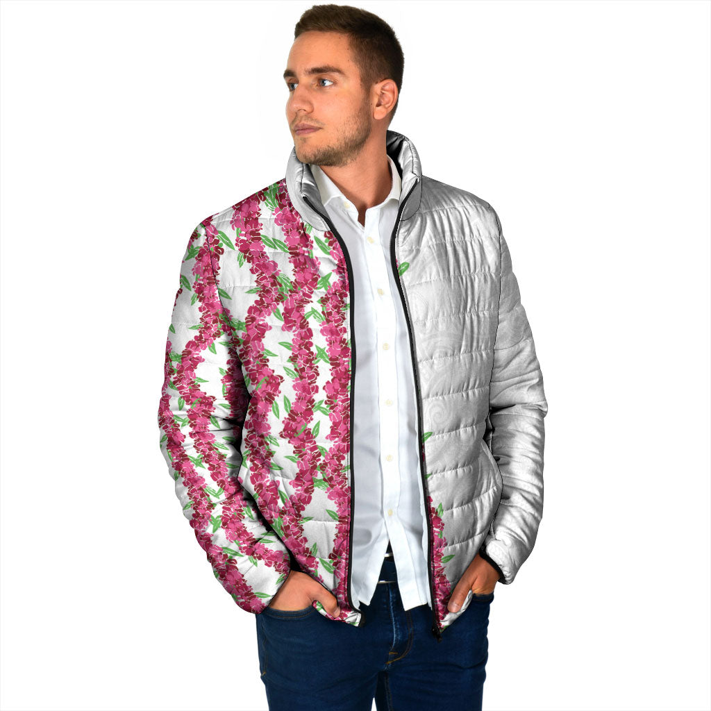 Hawaii Aalii Lei Padded Jacket Aalii Ku Makani