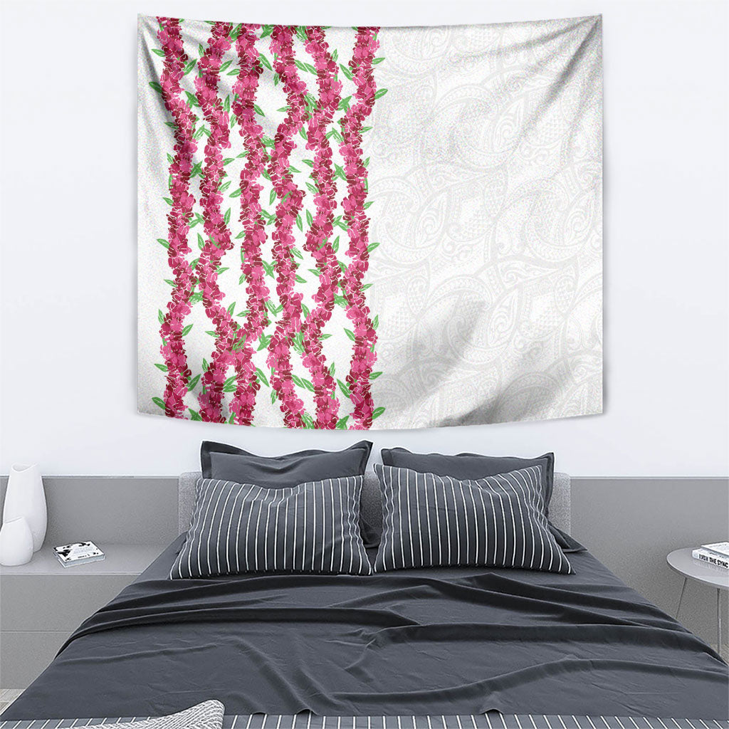 Hawaii Aalii Lei Tapestry Aalii Ku Makani