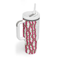 Hawaii Aalii Lei Tumbler With Handle Aalii Ku Makani