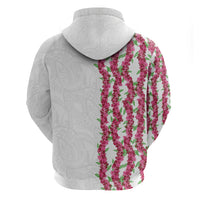 Hawaii Aalii Lei Zip Hoodie Aalii Ku Makani