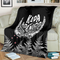 New Zealand Rugby Blanket NZ Opango Forever Silver Fern Heart LT01 - Polynesian Pride