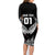 Custom New Zealand Rugby Family Matching Long Sleeve Bodycon Dress and Hawaiian Shirt NZ Opango Forever Silver Fern Heart LT01 - Polynesian Pride