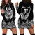 Custom New Zealand Rugby Hoodie Dress NZ Opango Forever Silver Fern Heart LT01 - Polynesian Pride