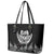 New Zealand Rugby Leather Tote Bag NZ Opango Forever Silver Fern Heart LT01 - Polynesian Pride