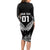 Custom New Zealand Rugby Long Sleeve Bodycon Dress NZ Opango Forever Silver Fern Heart LT01 - Polynesian Pride