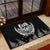 New Zealand Rugby Rubber Doormat NZ Opango Forever Silver Fern Heart LT01 - Polynesian Pride