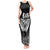 Custom New Zealand Rugby Tank Maxi Dress NZ Opango Forever Silver Fern Heart LT01 Women Black - Polynesian Pride