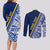 Nauru Independence Day Couples Matching Long Sleeve Bodycon Dress and Long Sleeve Button Shirt Repubrikin Naoero Gods Will First LT01 - Polynesian Pride