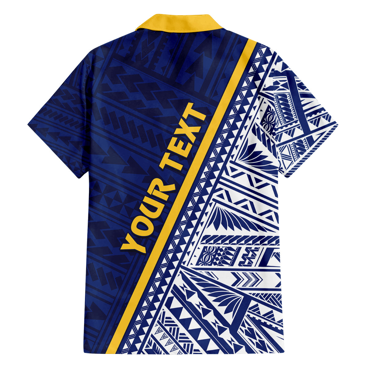 Nauru Independence Day Family Matching Off Shoulder Short Dress and Hawaiian Shirt Repubrikin Naoero Gods Will First LT01 - Polynesian Pride