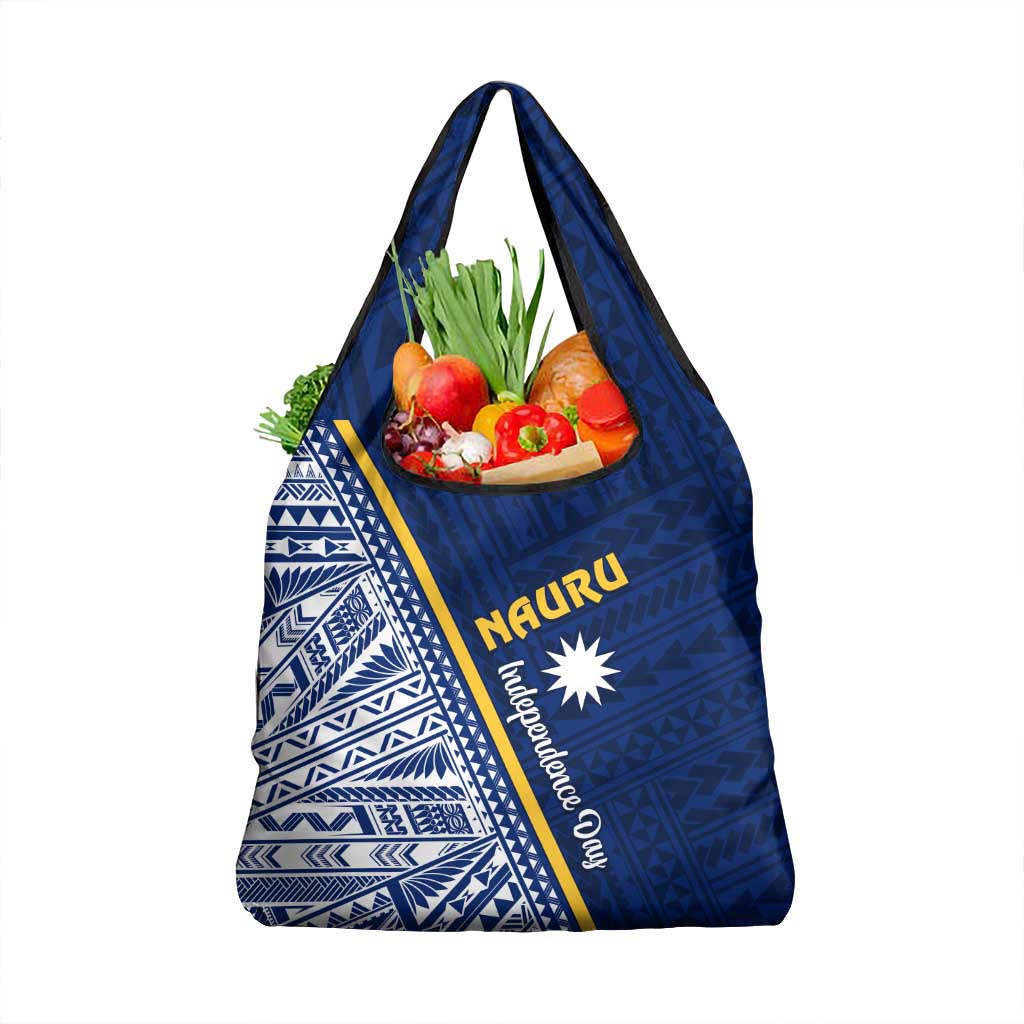 Nauru Independence Day Grocery Bag Repubrikin Naoero Gods Will First