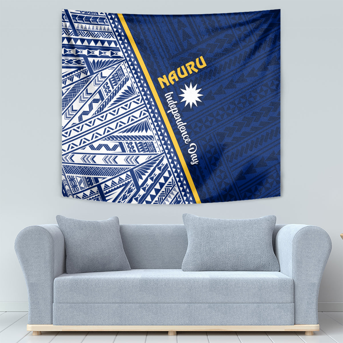 Nauru Independence Day Tapestry Repubrikin Naoero Gods Will First LT01 - Polynesian Pride