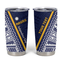 Personalised Nauru Independence Day Tumbler Cup Repubrikin Naoero Gods Will First