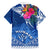 Kosrae Constitution Day Family Matching Off Shoulder Maxi Dress and Hawaiian Shirt Kusaie Special Style LT01 - Polynesian Pride