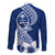 Hafa Adai Guam Family Matching Puletasi Dress and Hawaiian Shirt Polynesian Floral Blue Pattern LT01 - Polynesian Pride