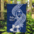 Hafa Adai Guam Garden Flag Polynesian Floral Blue Pattern LT01 Garden Flag Blue - Polynesian Pride