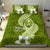 Hafa Adai Guam Bedding Set Polynesian Olive Green Blue Pattern LT01 - Polynesian Pride