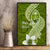 Hafa Adai Guam Canvas Wall Art Polynesian Olive Green Blue Pattern LT01 - Polynesian Pride