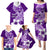 Hafa Adai Guam Family Matching Puletasi Dress and Hawaiian Shirt Polynesian Floral Purple Pattern LT01 - Polynesian Pride