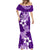 Hafa Adai Guam Mermaid Dress Polynesian Floral Purple Pattern LT01 - Polynesian Pride