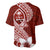 Hafa Adai Guam Baseball Jersey Polynesian Floral Red Pattern LT01 - Polynesian Pride