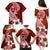 Hafa Adai Guam Family Matching Puletasi Dress and Hawaiian Shirt Polynesian Floral Red Pattern LT01 - Polynesian Pride