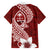 Hafa Adai Guam Family Matching Puletasi Dress and Hawaiian Shirt Polynesian Floral Red Pattern LT01 - Polynesian Pride