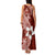 Hafa Adai Guam Family Matching Tank Maxi Dress and Hawaiian Shirt Polynesian Floral Red Pattern LT01 - Polynesian Pride