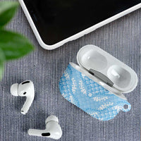 Baby Blue Mermaid Puakenikeni Maile Lei AirPods Case LT01 - Polynesian Pride