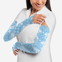 Baby Blue Mermaid Puakenikeni Maile Lei Arm Sleeves LT01 - Polynesian Pride