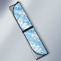Baby Blue Mermaid Puakenikeni Maile Lei Auto Sun Shade LT01 - Polynesian Pride