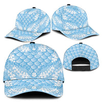 Baby Blue Mermaid Puakenikeni Maile Lei Classic Cap LT01 - Polynesian Pride