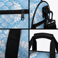 Baby Blue Mermaid Puakenikeni Maile Lei Duffle Bag LT01 - Polynesian Pride