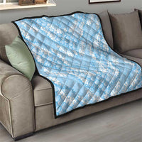 Baby Blue Mermaid Puakenikeni Maile Lei Quilt LT01 - Polynesian Pride