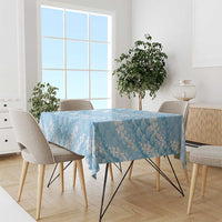 Baby Blue Mermaid Puakenikeni Maile Lei Tablecloth