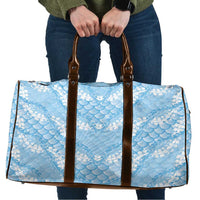 Baby Blue Mermaid Puakenikeni Maile Lei Travel Bag LT01 Blue - Polynesian Pride