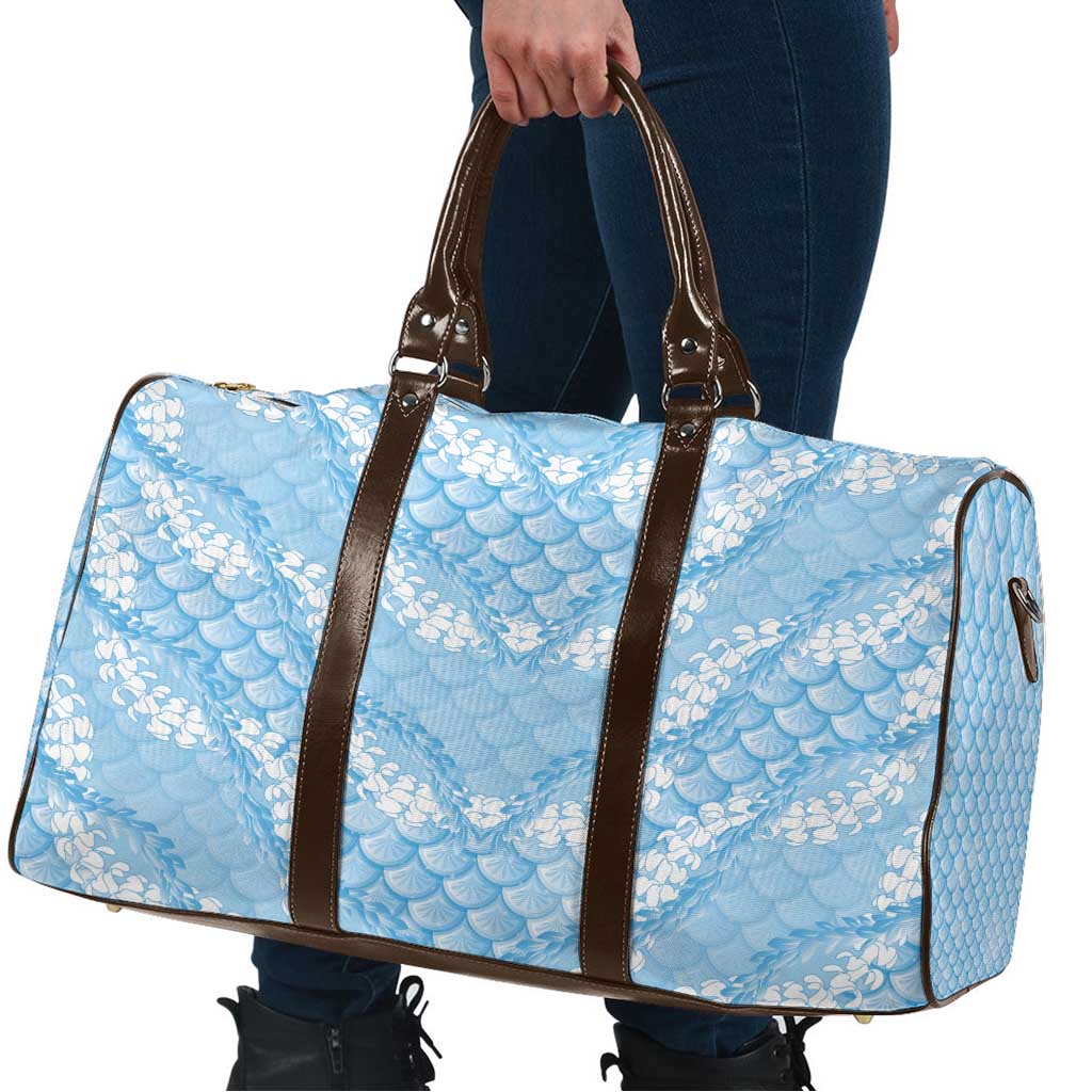 Baby Blue Mermaid Puakenikeni Maile Lei Travel Bag LT01 - Polynesian Pride
