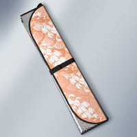 Apricot Mermaid Puakenikeni Maile Lei Auto Sun Shade LT01 - Polynesian Pride