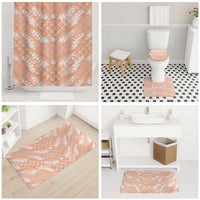 Apricot Mermaid Puakenikeni Maile Lei Bathroom Set LT01 - Polynesian Pride